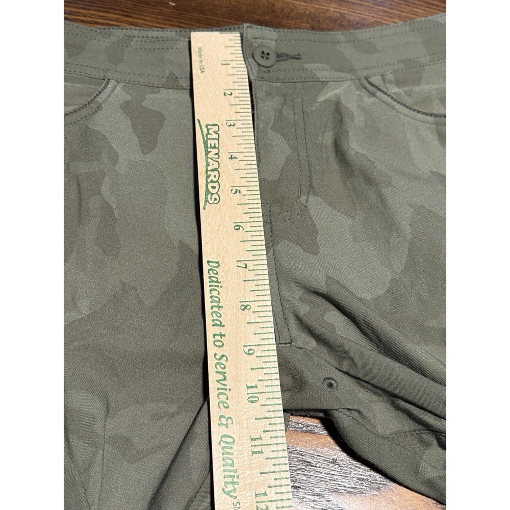 prAna Halle Jogger II Pants Women's 6 Sage Green Camo Outdoor Hiking Travel - Picture 6 of 16
